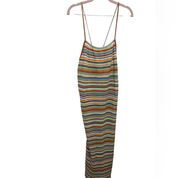 Zara Colorful Striped Maxi Dress - Picture 5 of 6